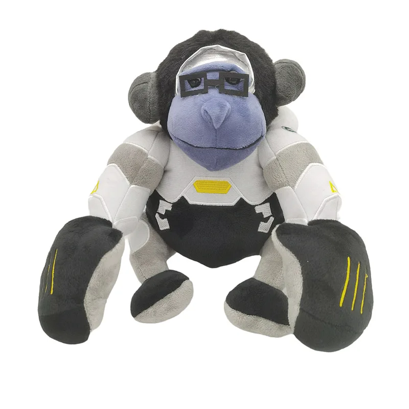 

Новый продукт 2025 года, плюшевая кукла Jumbo Winston Overwatch, кукла Winston Gorilla, плюшевые игрушки, подарки для мальчиков, подарки на день рождения