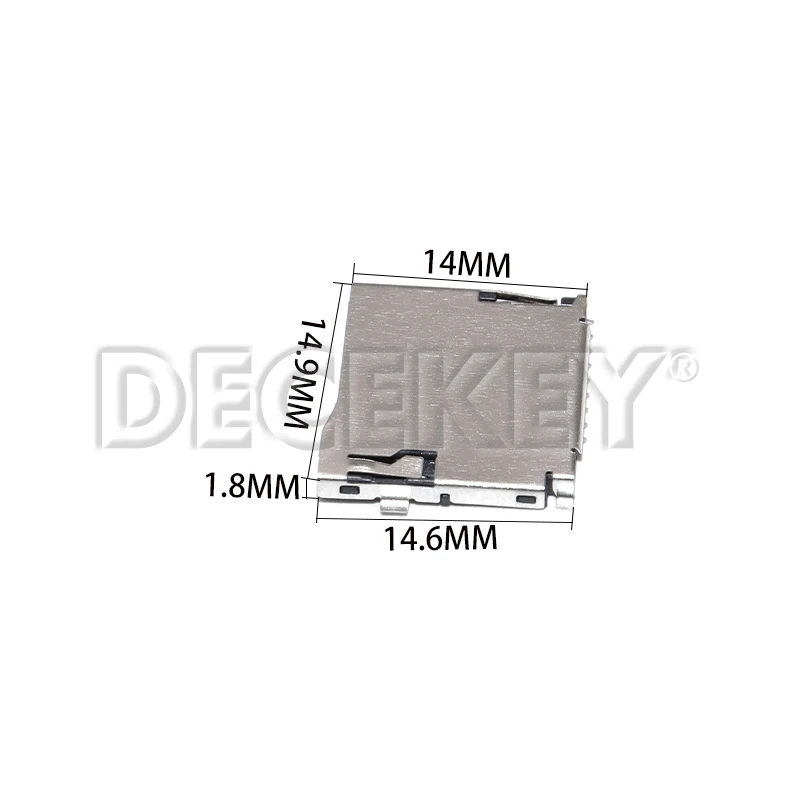 10PCS 9Pin Micro SD Card Slot Connectors, Size TF Card Deck, Fit For Phone, Tablet, Vehicle Navigation The pop-up