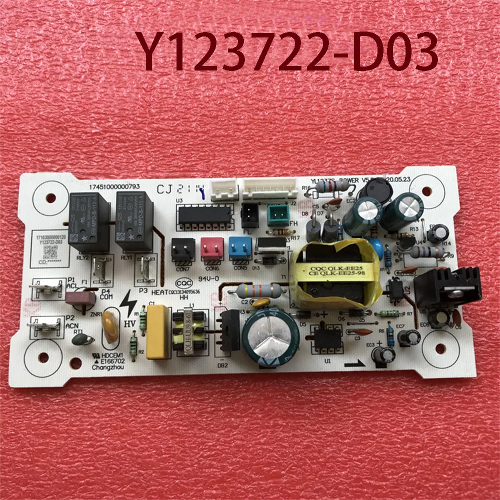

Y123722-D03 подходит для диспенсера горячей воды Midea YD1615S-X, платы питания YL1237S.