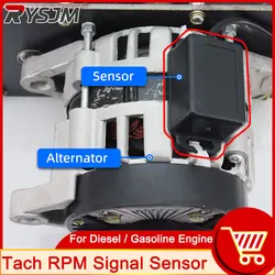 AD 1szt Adapter obrotomierza do samochodu Łódź Jacht Silnik Diesel / Benzyna Silnik Tach RPM Adapter sygnału Tacho Miernik Czujnik