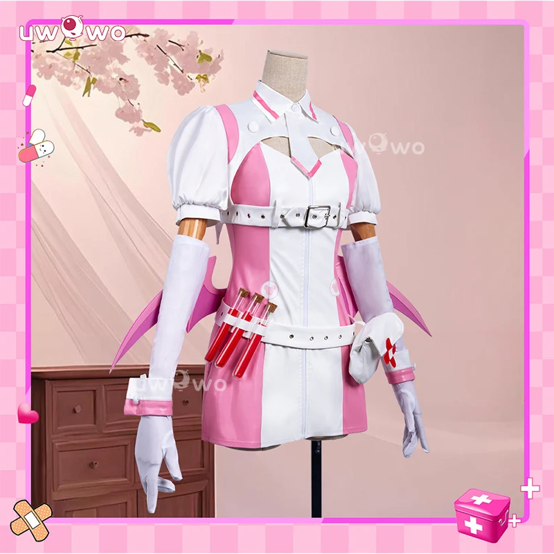 

UWOWO Buro Cosplay Collab Series: Game Muse Dash Buro Nocturne Bloodheir Nurse Buro Cosplay Costume S-2XL Halloween Costume