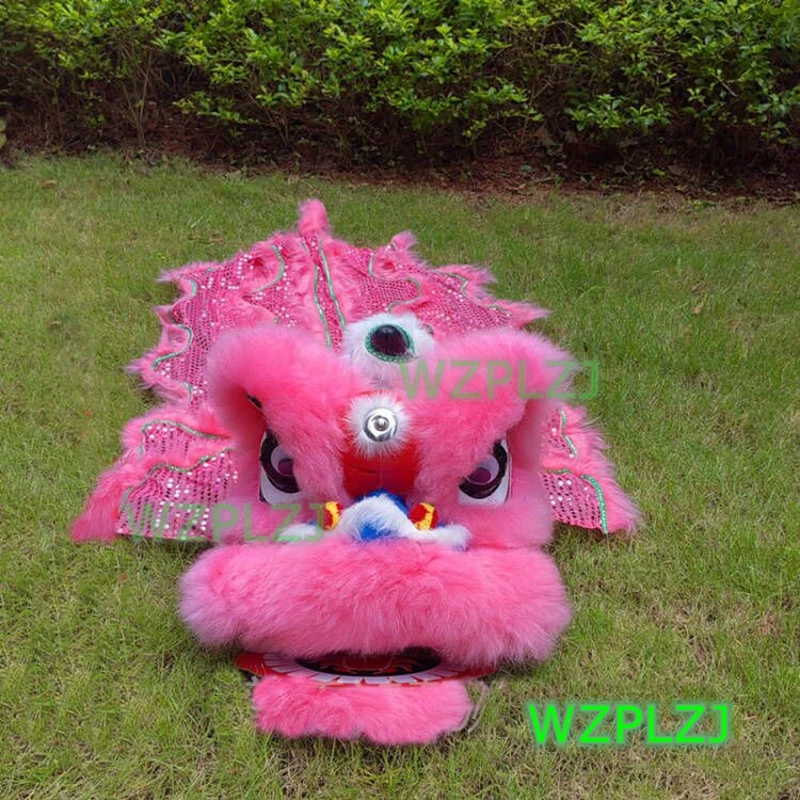 Super Game 14 inch Lion Dance Costume Pupil 5-12 Age Kid Boy Girl Children WZPLZJ Fun Party Sport Park Game Outdoor Even Mascot