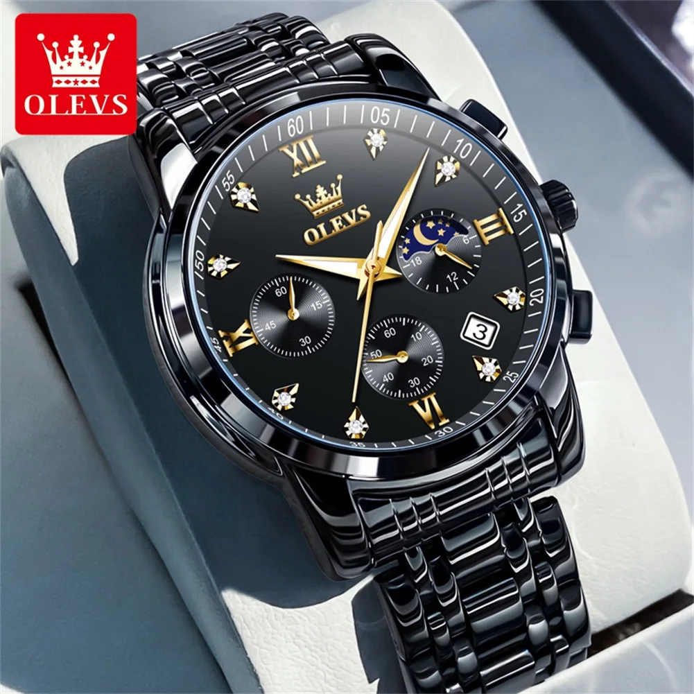 Men's Classic Three Eye Chronograph Watch