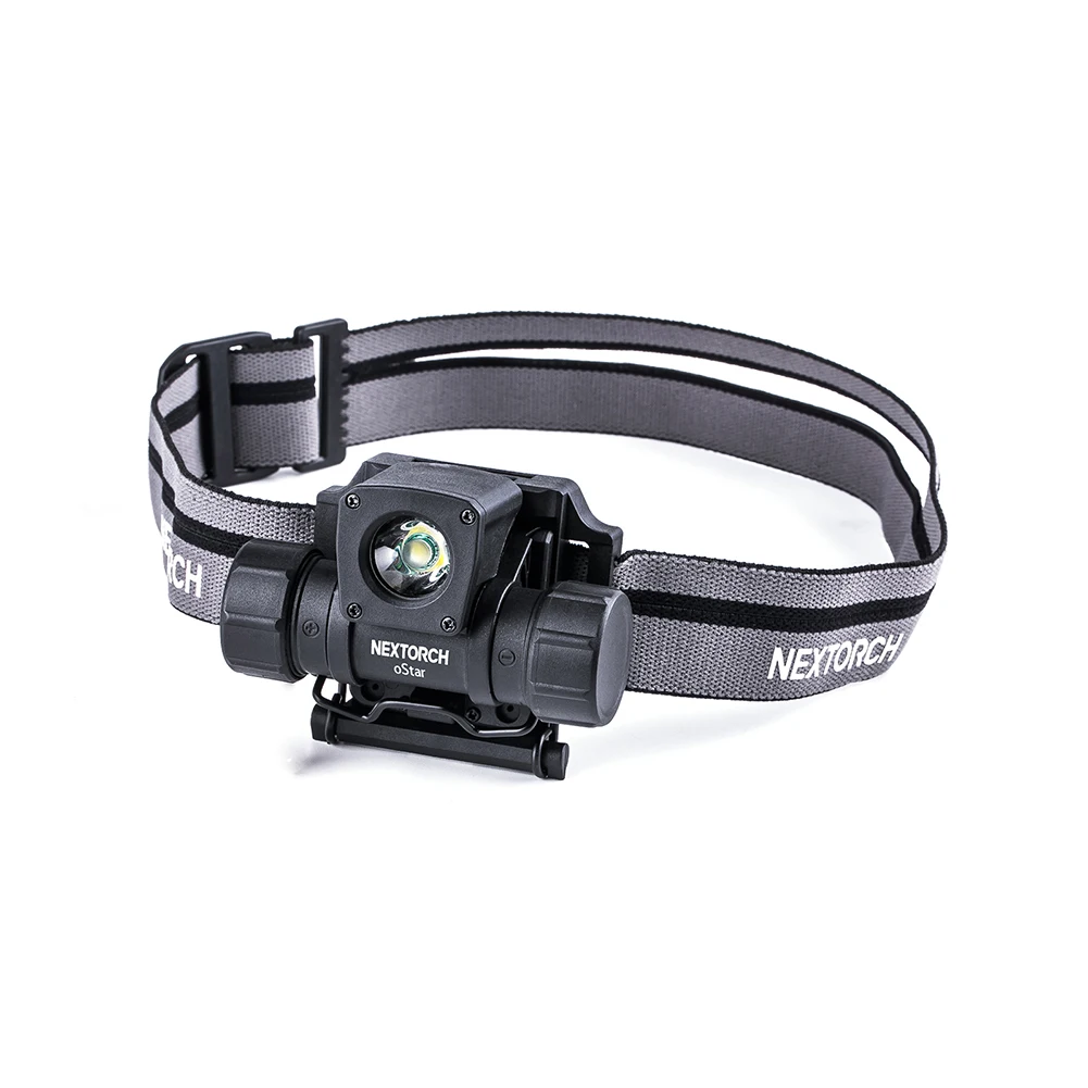 NEXTORCH oStar lampada frontale a LED da 500 lumen luce per casco ad alte prestazioni, interfaccia NVG, sgancio rapido, forte attacco magnetico