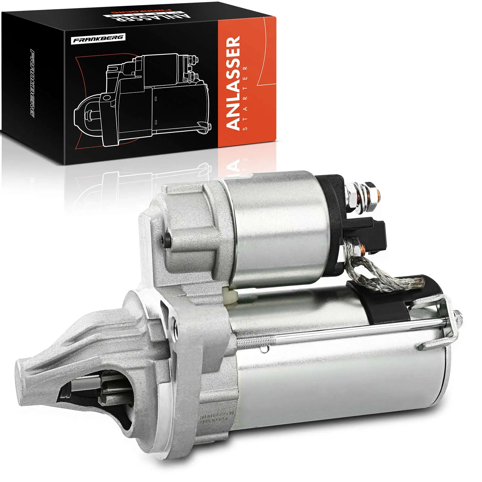 Démarreur Frankberg 1x pour BMW Série 1 Cabriolet Coupé E81 E87 F20 F21 E88 E82 3 Gran Turismo F34 Série 3 E90 F30 F80 12417616502