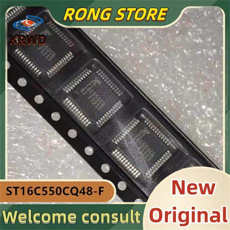 

1 шт. 16C550CQ новый и оригинальный ST16C550CQ48-F ST16C550CQ48 QFP-48