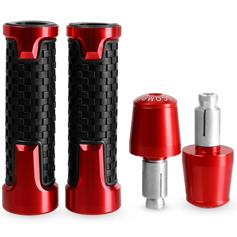 

7/8" Motorcycle Handlebar Hand Grips Handle Bar Ends Cap For Suzuki GSXR GSX-R GSX R 600 750 1000 K2 K3 K4 K5 K6 K7 K8 K9 K11