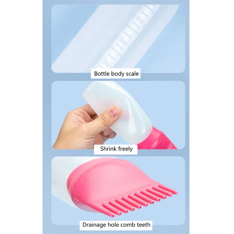 Bộ 6 Lược Giáng Sinh Bộ Lược Làm Tóc Chai Dầu Gội Tạo Kiểu Tóc