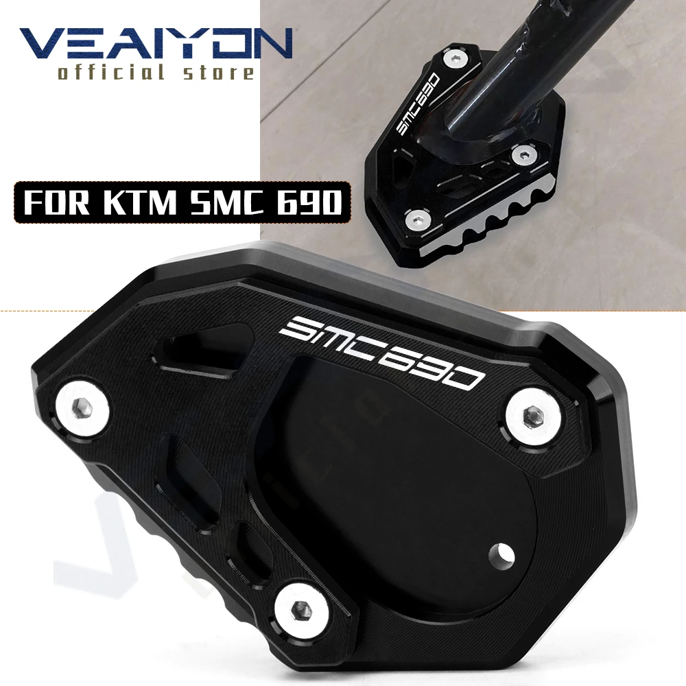 

Motorcycle Accessories CNC Kickstand Extension Pad Foot Side Enlarge Stand Plate Parts FOR KTM 690 SMC R 2019 2020 2021 2022