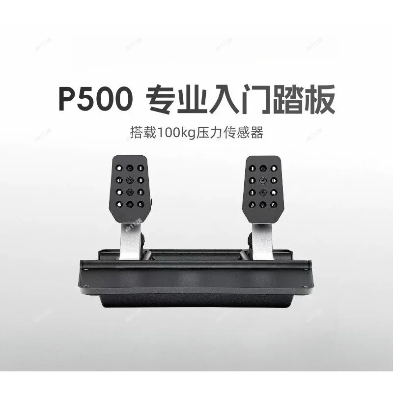 Aluminum Dual Pedal Set with 100kg Pressure Sensor USB Connect Racing Simulator Accessory