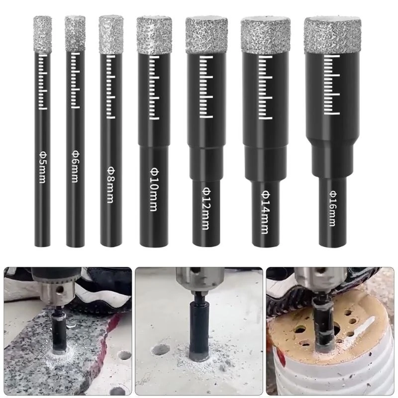 652F Diamenty Brazowane suche wiertnice Diamenty Diamenty Bit Bit