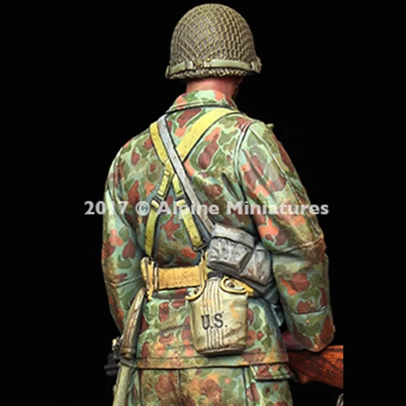 1/16 Resin Character Soldier Model Armored Infantry Gk White Model Handmade Unassembled And Unpainted Kit Toy Model view 6