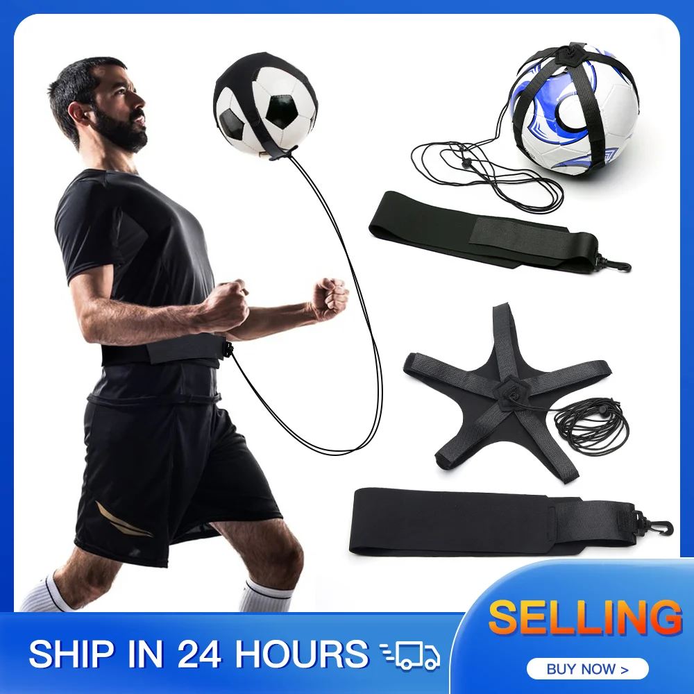 

Soccer Ball Juggle Bags Children Auxiliary Circling Belt Kids Training Equipment
