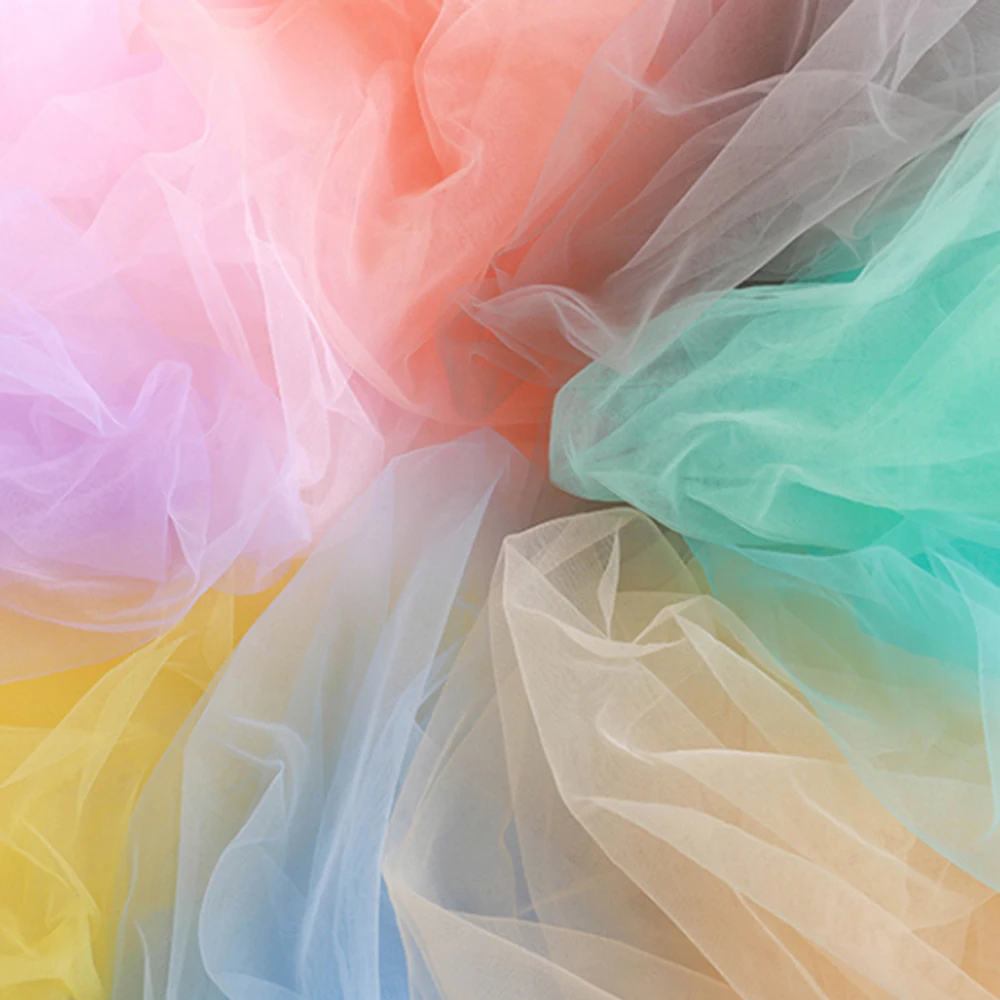 

Green green avocado green soft mesh kindergarten ring creation scene wedding arrangement gauze dress wedding dress green mesh