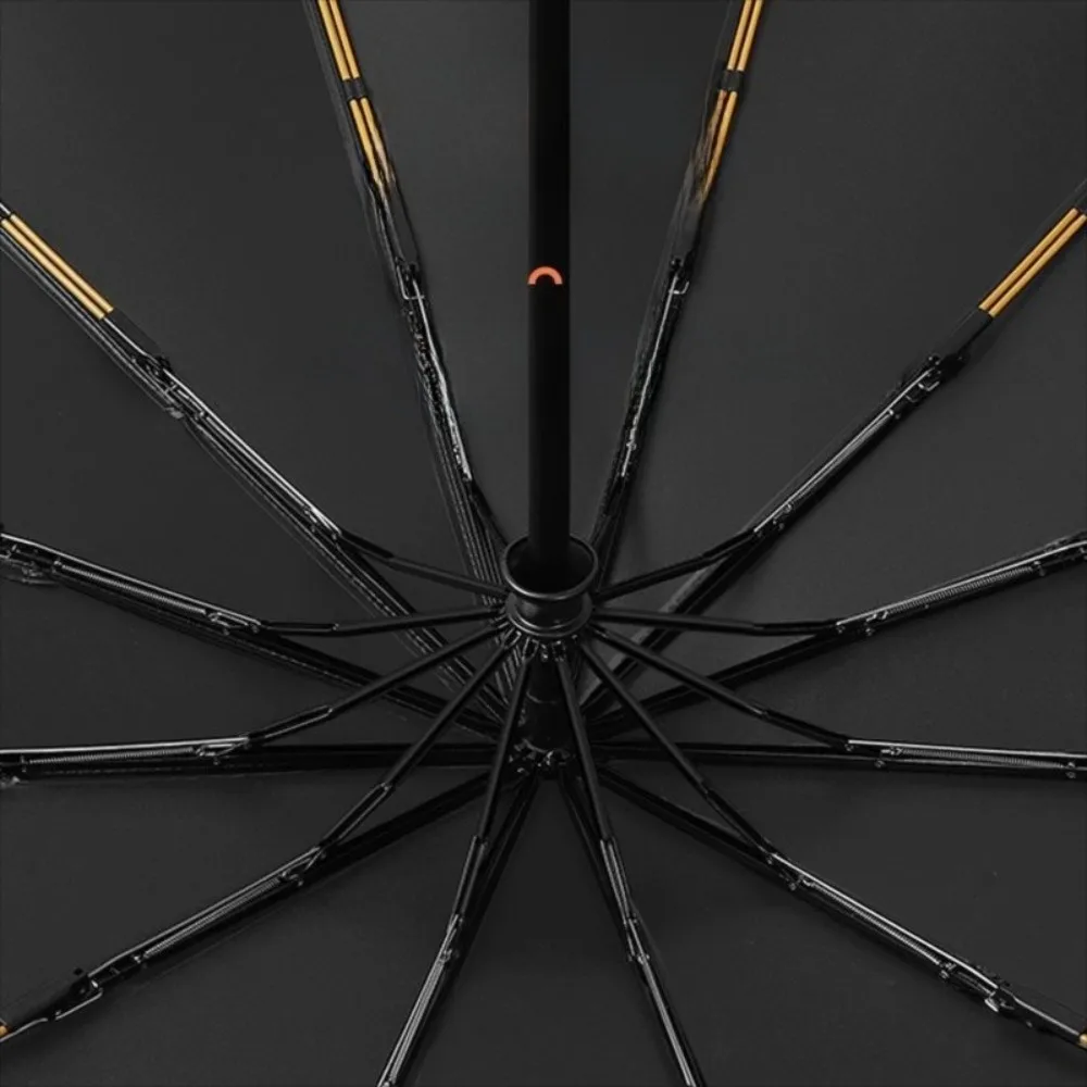 

Large Reinforced 24-Bone Umbrella Solid Color Light Wind-resistant Umbrella Automatic Collapsible Anti-UV Sunscreen Umbrella