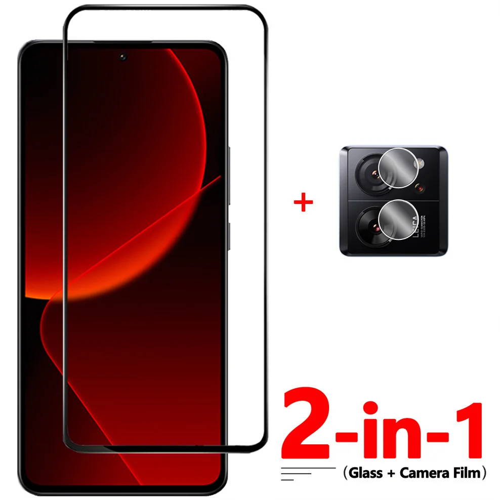 

2-in-1, 9D Glass + Camera Film for Mi-13T Xiaomi 13 T Pro Tempered Glass Mi13T Pro Xiaomi 13T Screen Protector Mi 13T Pro Glass