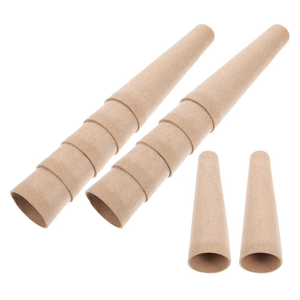 

12 Pcs Paper Tube Delinting Machine Yarn Cone Cones for Hand Knitting Mill Kitting Winder Diy Manual