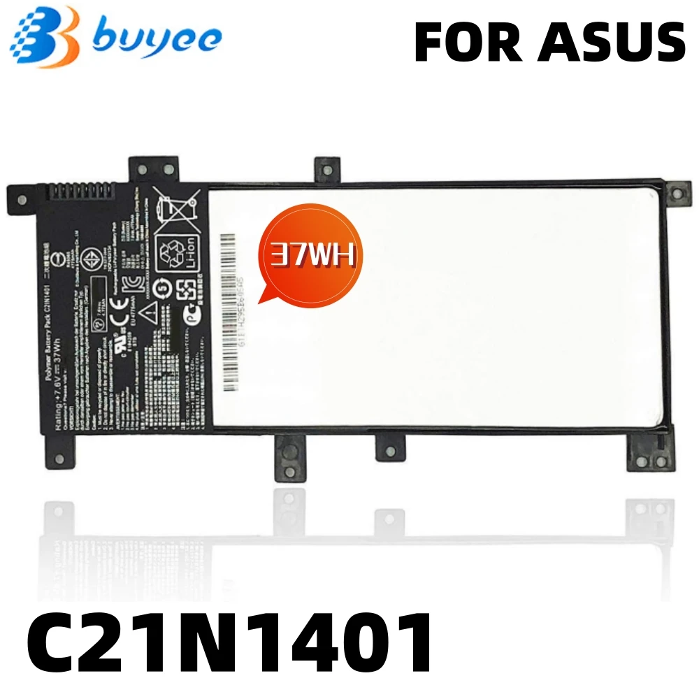 C21N1401 Laptop Battery For ASUS X455 X455LA X455LA-N4030U X455LA-WX063D X455LA-WX078H X455LA-WX213H X455LA-WX002D(7.6V 37Wh)