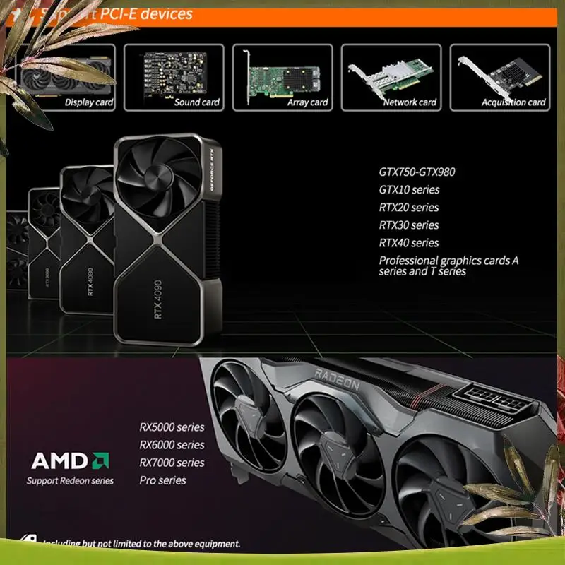 New-Oculink Graphics Card Docking Station+Adapter Board Ocup4v2 PCIE4.0 Redriver Support For /AMD/ Graphics Cards Dur