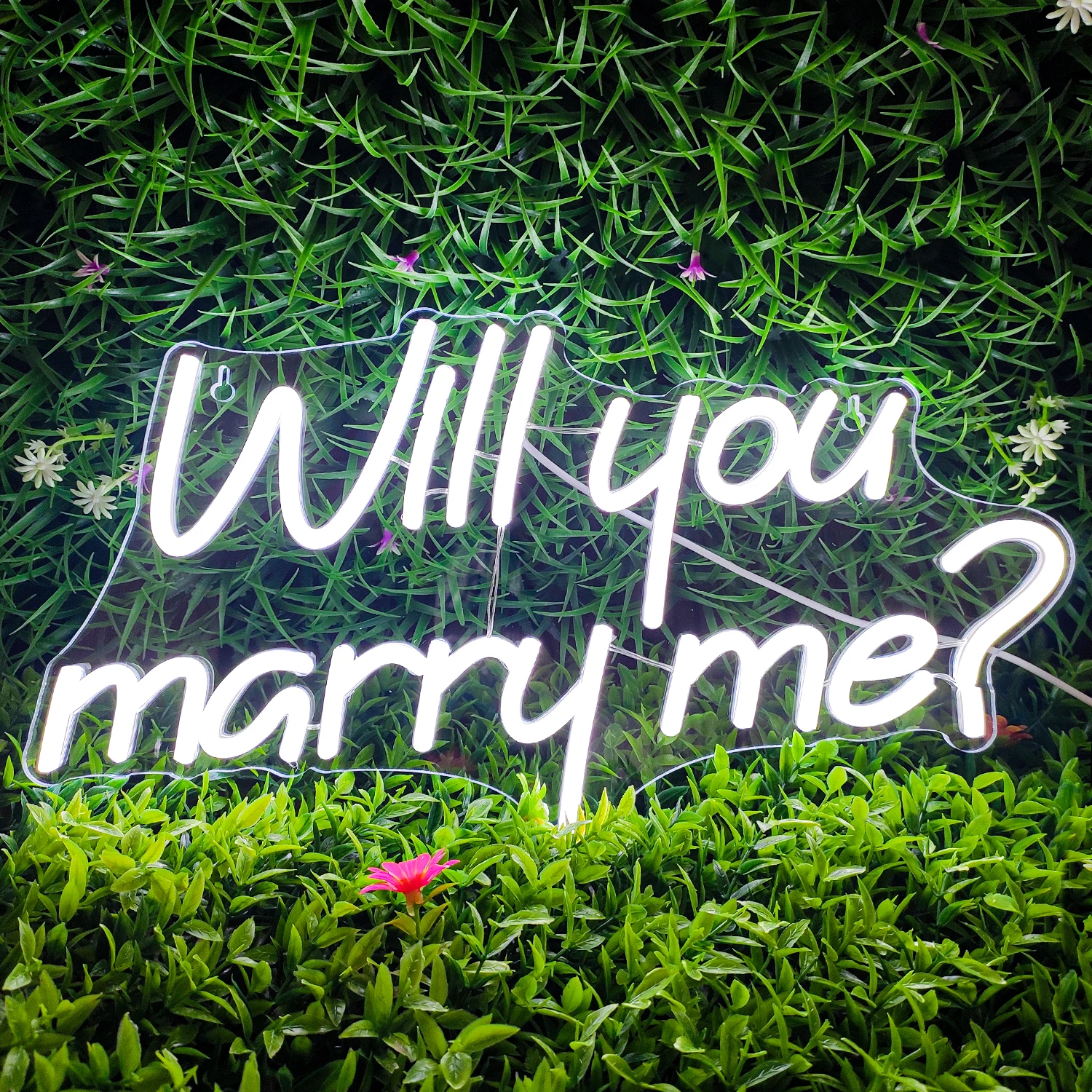 Will you marry me Neon Sign Custom Wedding Marry Led Light Confession Bedroom Proposal Art Wall Decoration Aesthetic Lamp USB