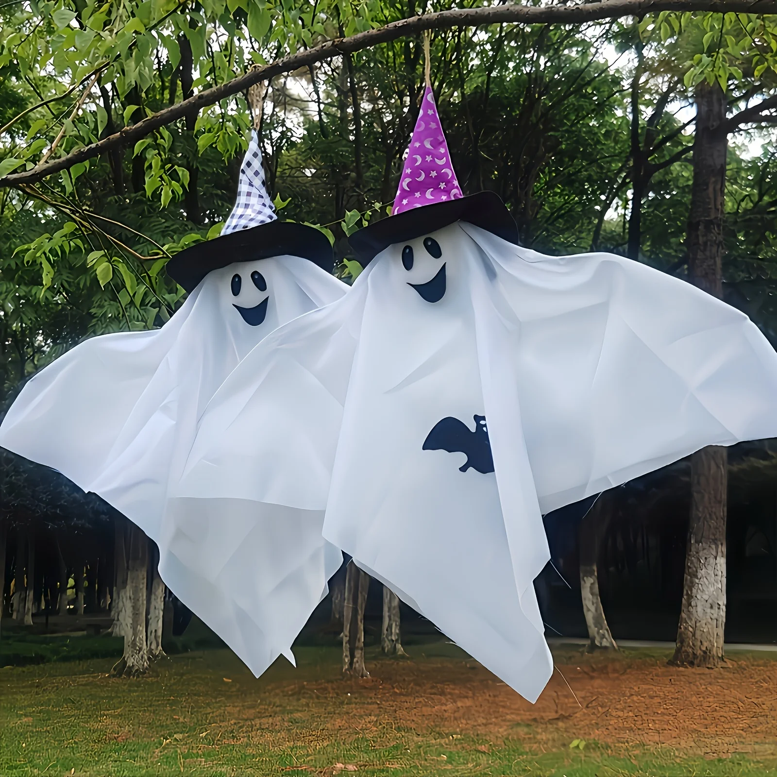 1 stücke Halloween Fledermaus Hängen Anhänger Halloween Dekore für Home 2025 Spukhaus Prop Indoor Outdoor Hof Horror Szene Dekor