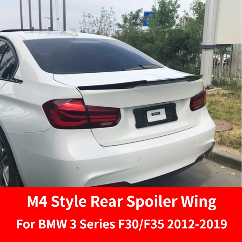 

Blade M4 Style Rear Spoiler Wing Trim For BMW 3 Series F30 F35 2012-2019 Car Exterior Refit Body Kit Exterior Decor Parts