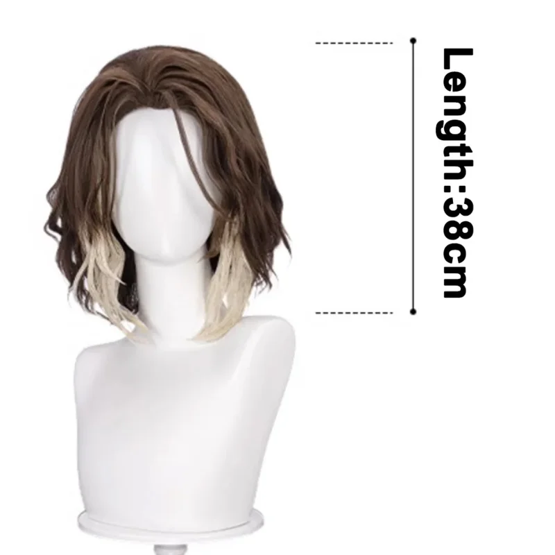 Pelucas Arcane Viktor, nuevo pelo 2024, juego TV 2, accesorios de disfraz de fantasía, accesorios de juego de rol para hombres adultos mj:3