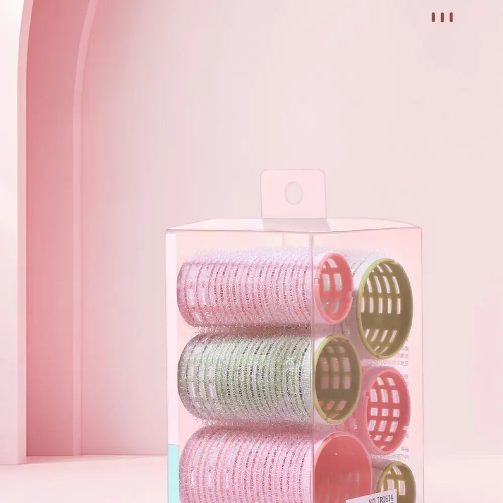 Self Grip Nylon Hair Rollers Bangs Styling Tools Heatless Wave Maker Fluffy Hair Care Beauty Salon Equipment
