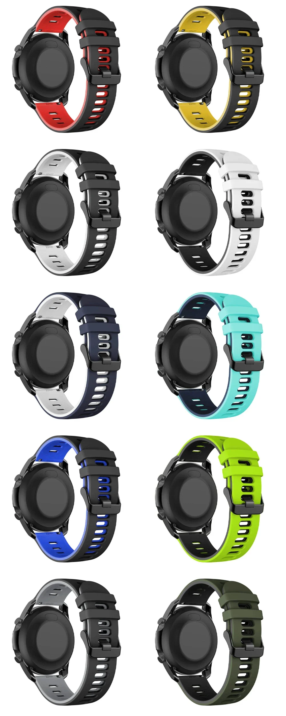 Silikon-Sportarmband für Garmin Forerunner 255 265 245 165 Band für Garmin Venu 3 2 sq Armband Ersatz 20 mm 22 mm Zubehör – Detail 36