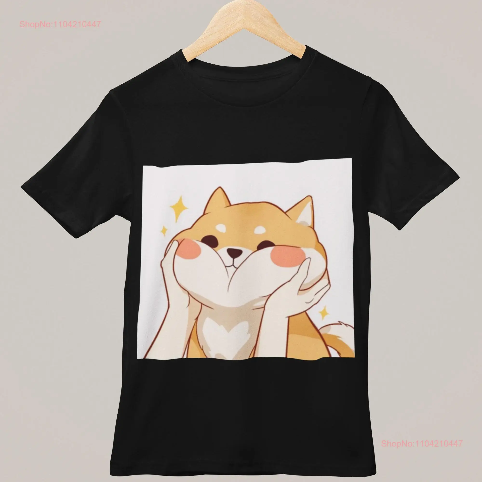 Cute Shiba Inu T Shirt for Dog Lovers Kawaii Japanese Inspired Classic Perfect Anime And Manga Fans Token Lover