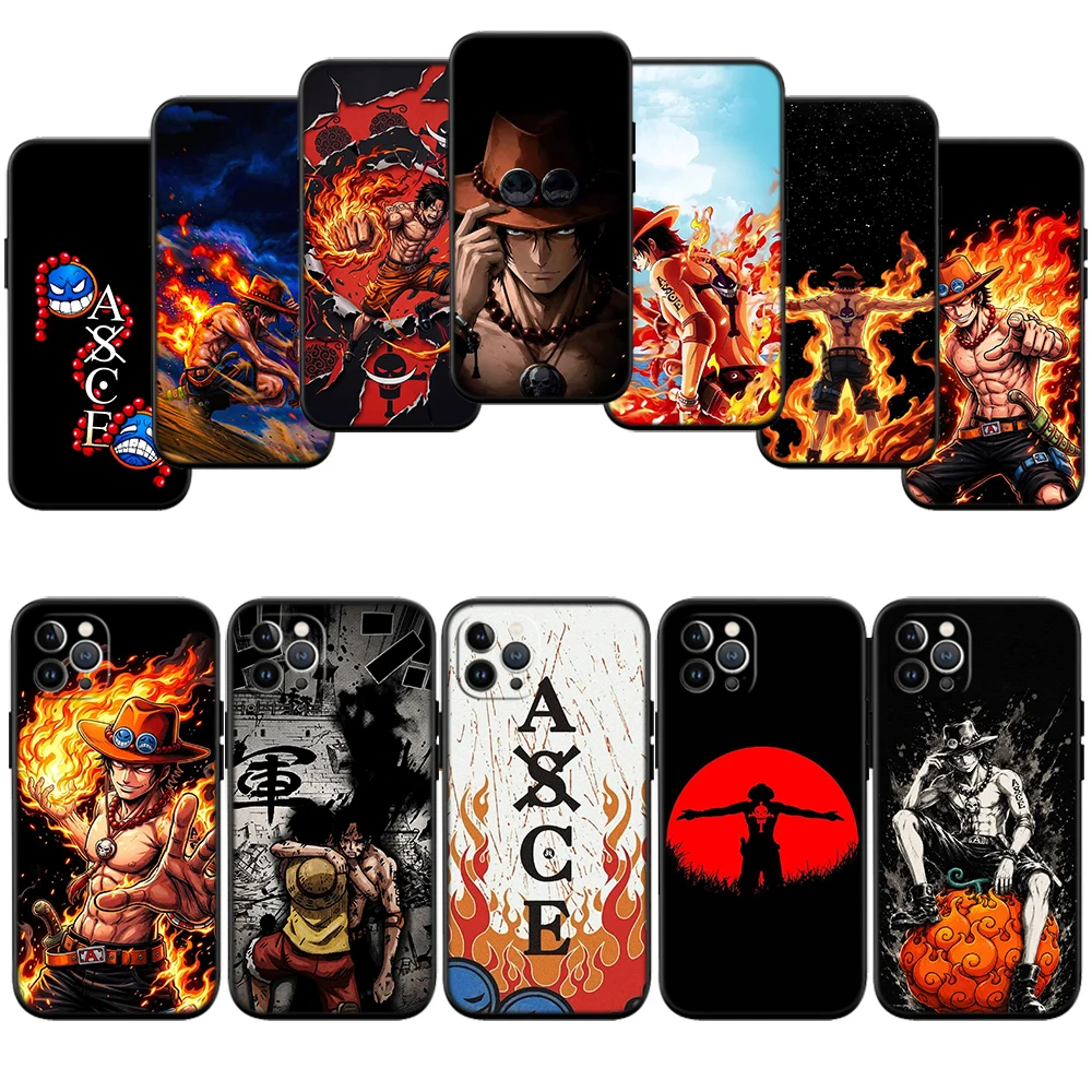 FR62 One Piece ACE Phone Case for Samsung Galaxy S20 S21 S22 Ultra FE Plus A21S A22 A24 A25 A26 A30 A30S A31