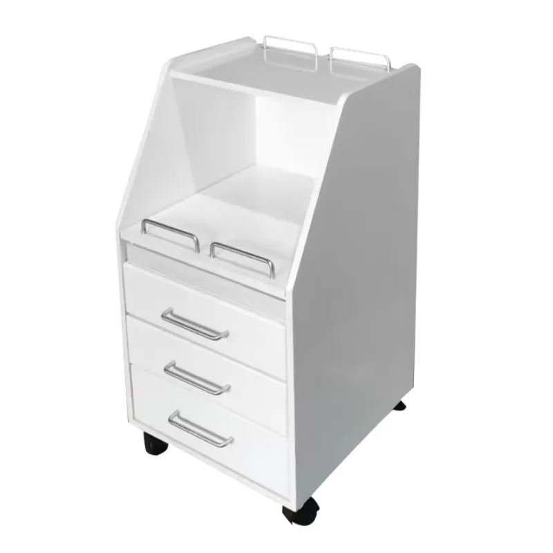 Cheap Stainless Steel Metal Plated Gold Salon Barber Trolley for Hair Salon