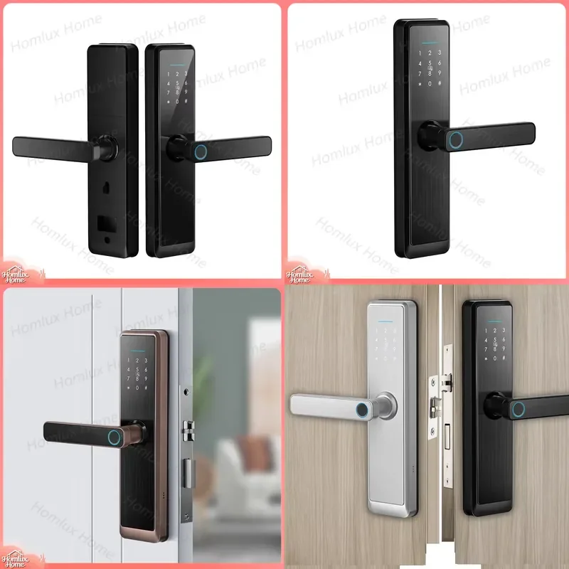 Smart WiFi TT Lock Digital Socket Combo Electronic Key Handle for Apartment Door Home Security Smart Lock System