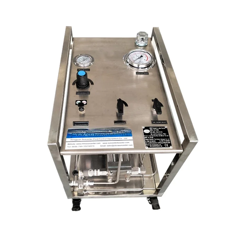 Pressure Automatic Air Driven Hydraulic Test Pump Liquid Booster System