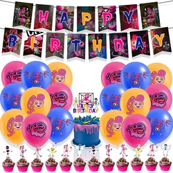 Cartoon  Mommy Long Legs Theme DIY Balloons Party Supplies Birthday Banner Latex Balloon Decoration Cake Supplies Kid Girl gift