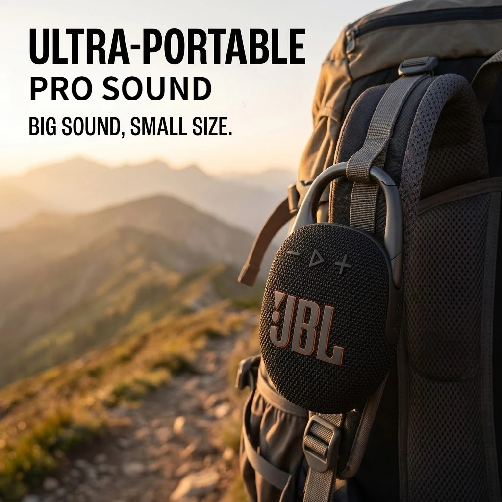 

Clip 5 Portable Bluetooth Speaker Wireless Mini IP67 Waterproof Dustproof Carabiner Punchy Bass Outdoor Travel Music Player
