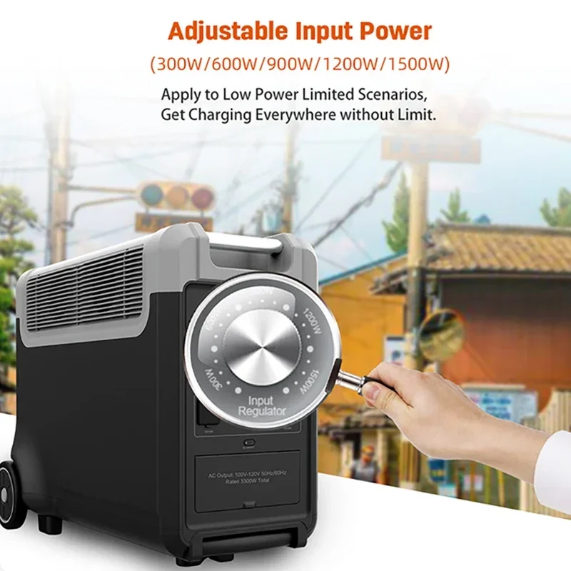 Lifepo4 Battery Emergency Outdoor High Capacity Off Grid Power Banks Generator 3.6KW 3840Wh Portable 3600W Solar Power Station