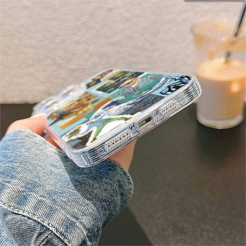 Funda para Xiaomi Redmi Note 11S 10Pro 8 10S 10Lite 11 14 13 12 Pro Plus 9 12S cubierta transparente Van Gogh girasoles