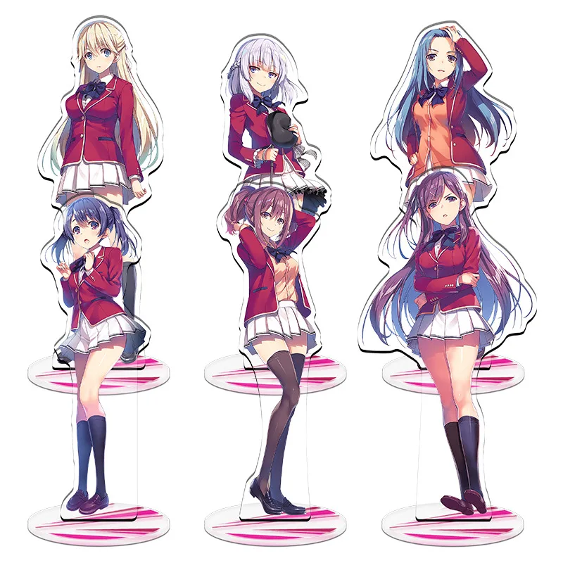 Welcome To The Meritocracy Classroom Anime Stand Ayanokouji Kiyotaka Peripherals Cute Gifts Figure Horikita Suzune Ornaments