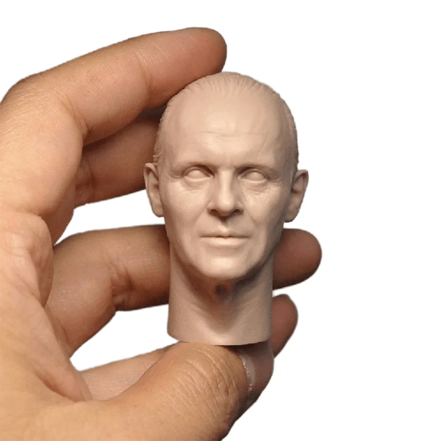 1/6 Scale Head Carving Anthony Hopkins Male White Film Model PVC  Long Neck 12 Inch Action Figure Body Doll