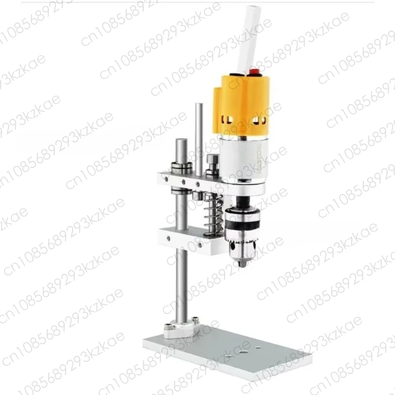 DIY Small Mini Bench Drill Desktop Hole Punch DC Chuck High Precision High Speed Benchtop Switch Silent Drilling Press