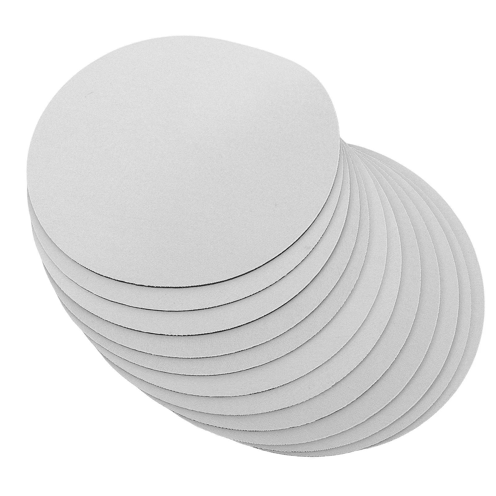 Mouse Pad Blank Sublimation - 12 sztuk białych, okrągłych podkładek pod