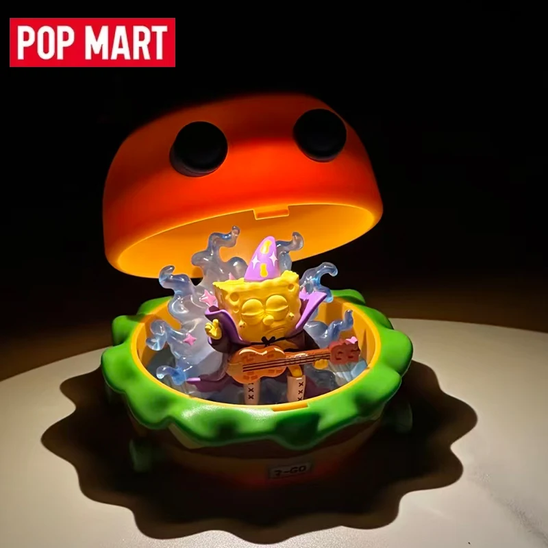 POP MART SpongeBob Krabby Patty Bestsellers Series Blind Box Toys Kawaii Anime Action Figure Caixa Caja Surprise Mystery Bag Toy view 2