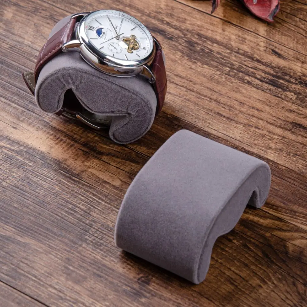 Soft Suede Velvet Watches Storage Pillow Display Fixed Wristwatch Cushion Multi Functional Watch Boxes Accessory Bracelet