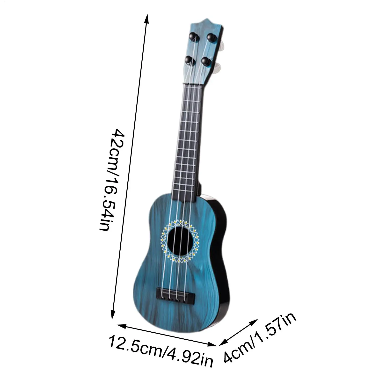 Kids Ukulele 4-string Musical Toy Instruments Children Educational Ukulele For Kindergarten Classroom Party Playroom Travel