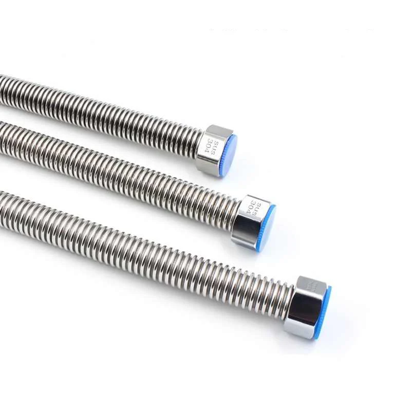 G1/2 "Rvs Gegolfde Supply Slang Boiler Connector Sanitair Pijp Slang Buis Verdikte Uitschuifbare Slang Buis