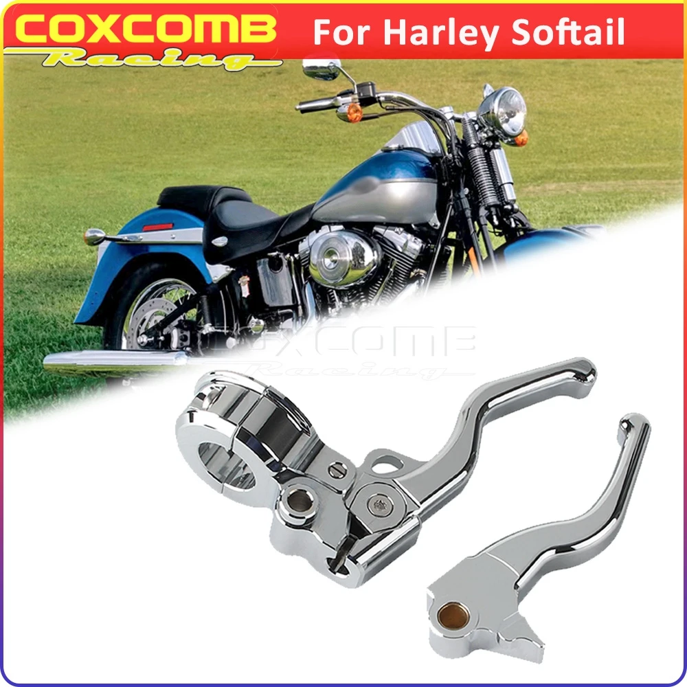 For Harley Softail Night Train FXSTB/I Springer Classic FXSTSSE FLSTSC/I Standard FXST/I Slim FLS Motorcycle Brake Clutch Lever