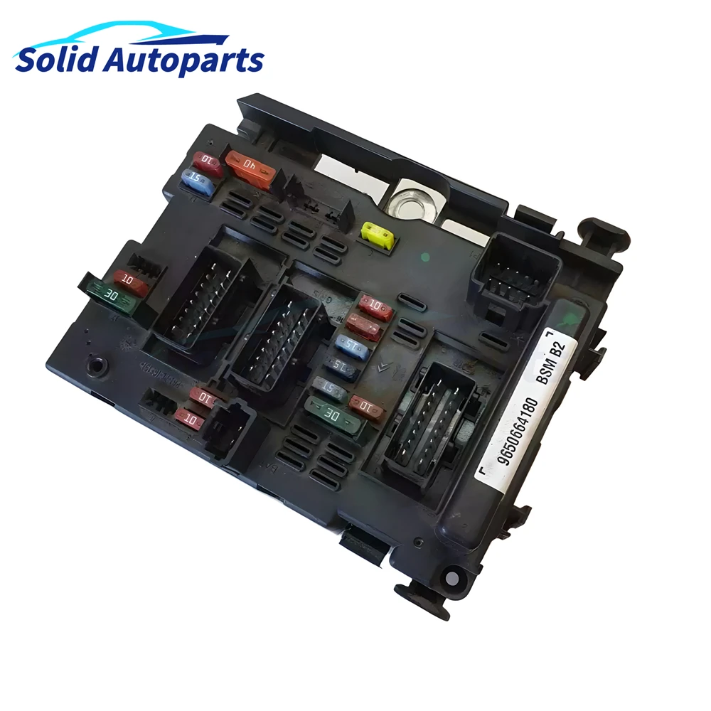 9650664180 Fuse Box Assembly BSM B2 6500Y1 Fit For Peugeot 307 406 807 206 Citroen C3 C5 C8 Xsara 1999-2012