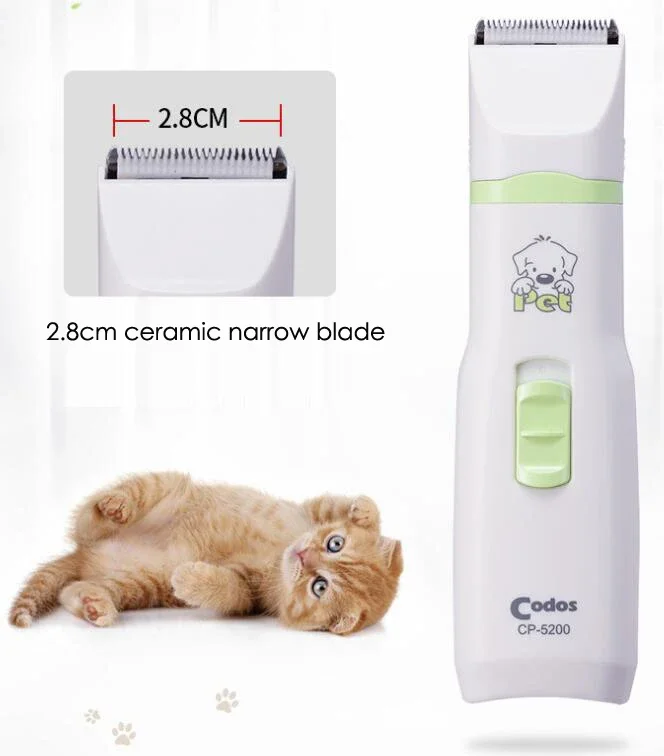 Codos CP-5200 2 in 1 Pet Dog Cat Hair Trimmer Paw Nail Grinder Grooming Clippers Nail Cutter Hair Cutting Machine