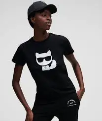 

2025 Summer Versatile Loose Oversized T-shirt Retro Heavy Oversized Cat Print T-shirt